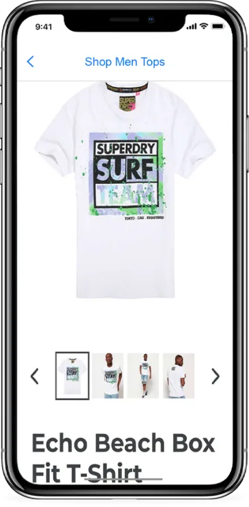 Shopping Cart app screen