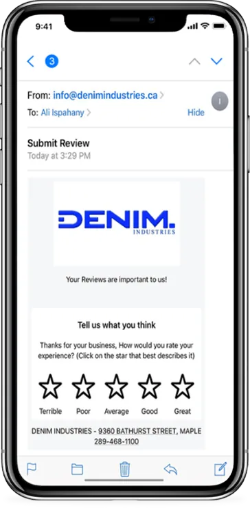 Smart Reviews app screen